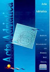 ACTA ADRIATICA杂志封面